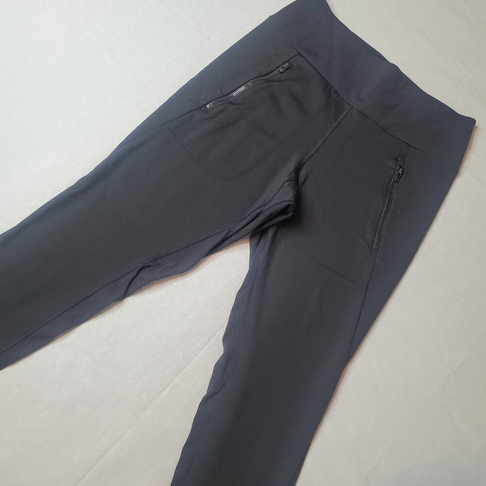 Athleta Women's Size S Peak Hybrid Fleece Tight Pants Pull On Black 511126